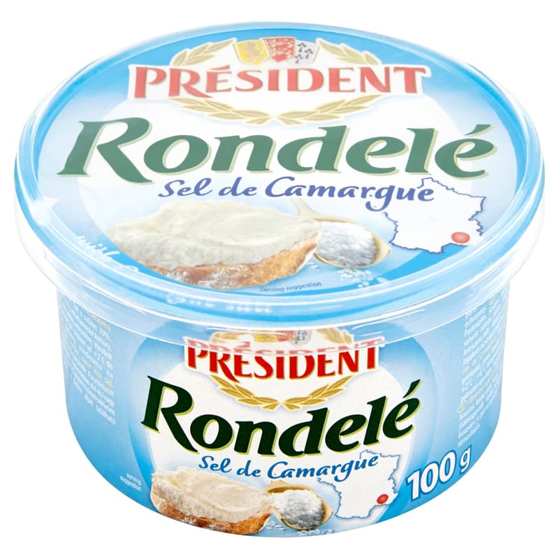 Président Rondelé Cheese with Sea Salt