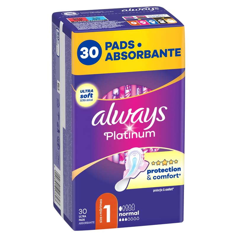 Always Platinum Egészségügyi Betét, 1-es méret