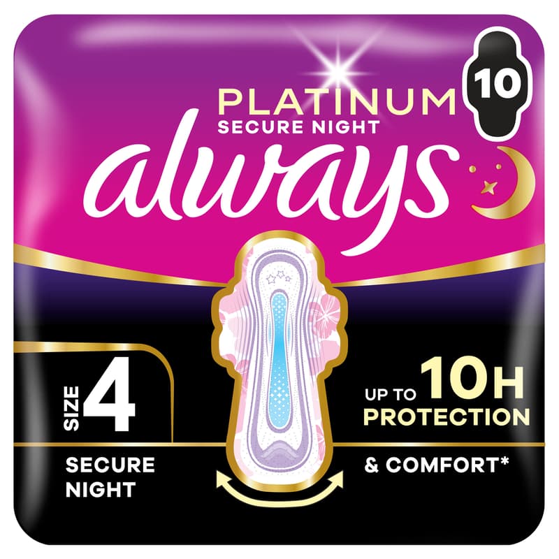 Always Platinum Secure Night Egészségügyi Betét