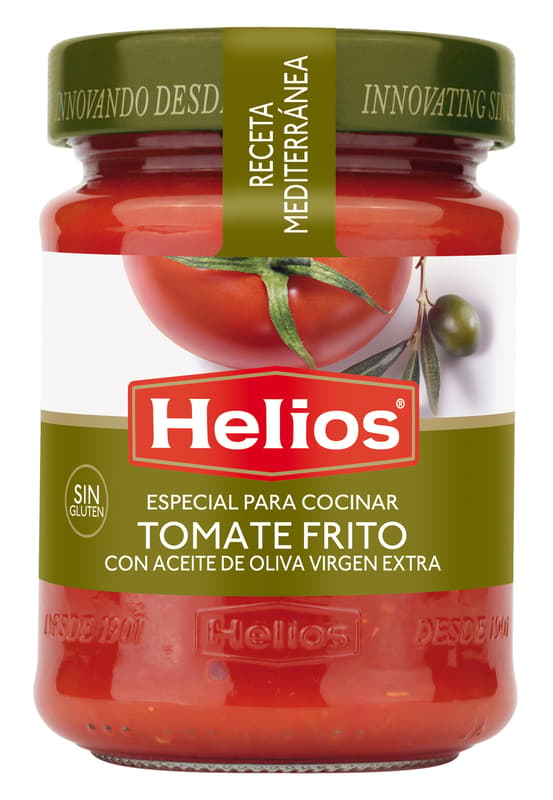 Helios gluten free tomato sauce with extra virgin olive oil (5%)