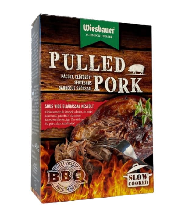 Wiesbauer Pulled Pork sous vide 400g (340 g pork + 60 g sauce)