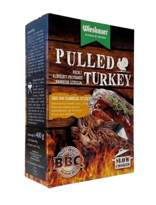 Wiesbauer Pulled Turkey sous vide 400g (340 g turkey + 60 g sauce)
