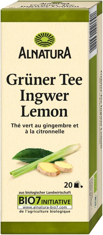 Alnatura BIO Green Tea Ginger-Lemon