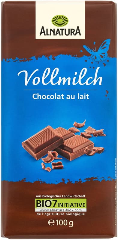 Alnatura BIO whole milk chocolate