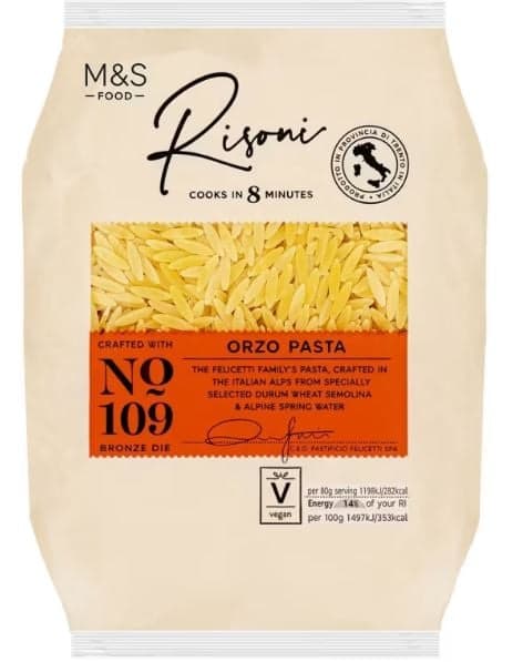 Marks & Spencer Italian orzo pasta
