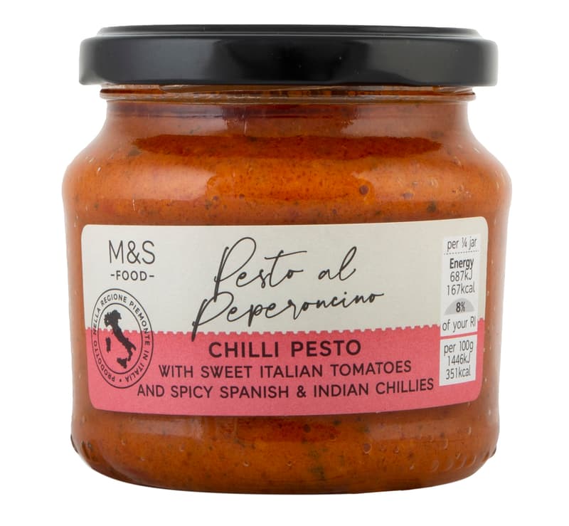 Marks & Spencer Chillis pesto