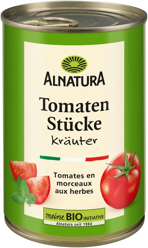 Alnatura BIO chopped tomatoes with herbs