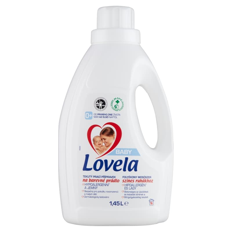 Lovela Baby washing gel for colorful clothes 1,45l