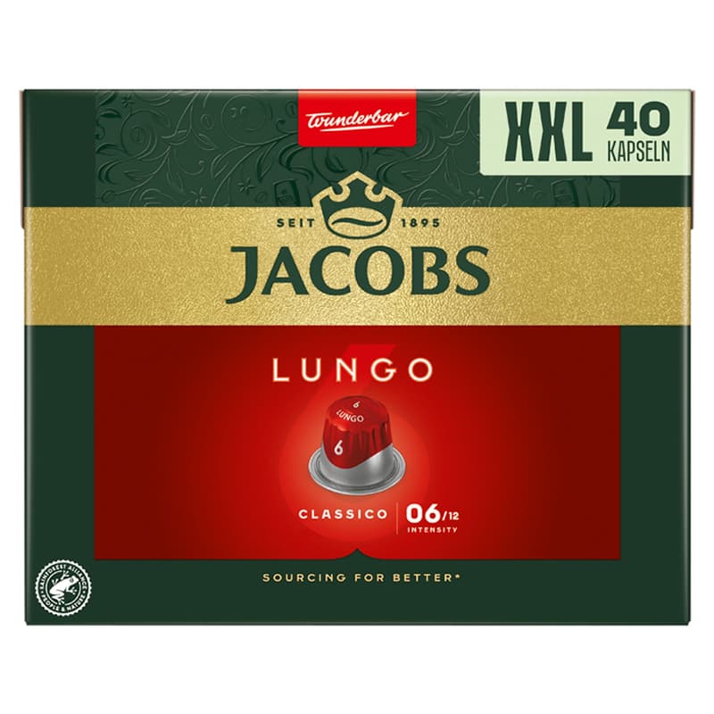 Jacobs Classico Lungo (6) - Nespresso compatible coffee capsules