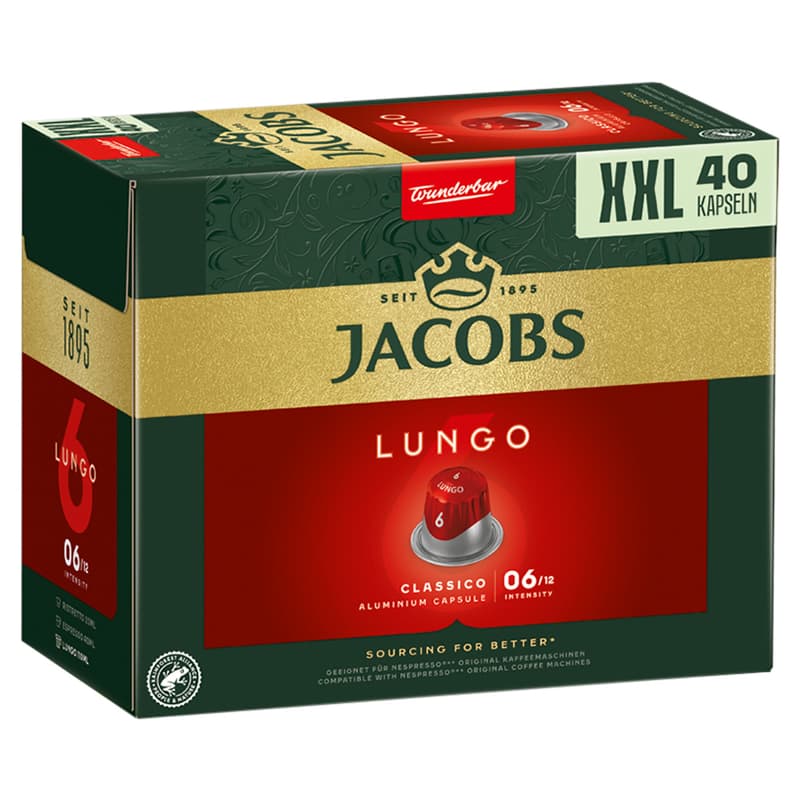 Jacobs Classico Lungo (6) - Nespresso compatible coffee capsules
