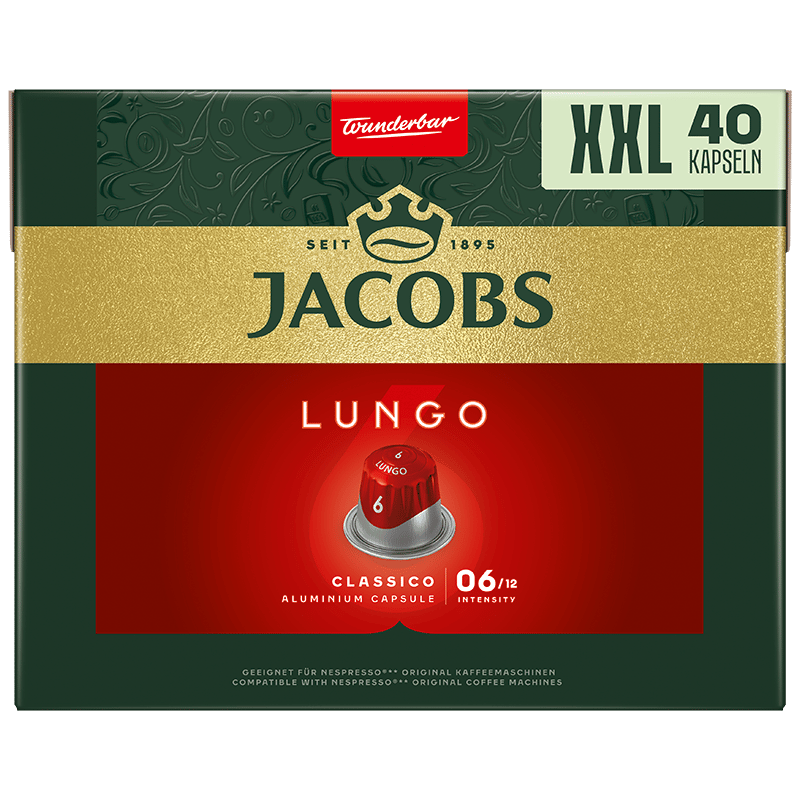 Jacobs Classico Lungo (6) - Nespresso compatible coffee capsules