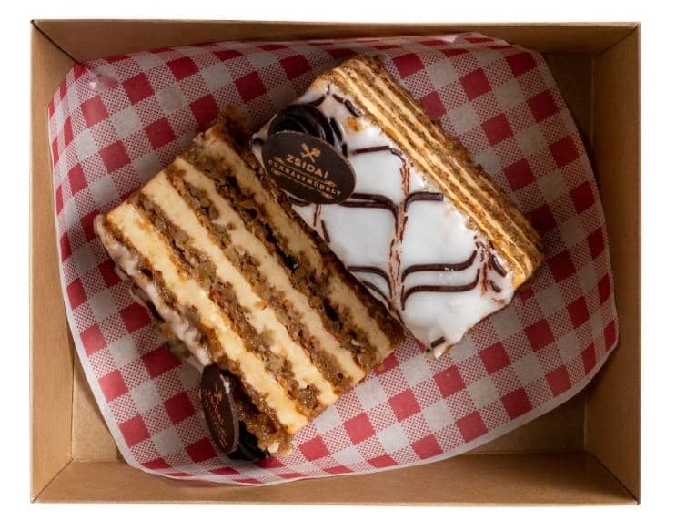 Eszterházy Cake Slices from Zsidai Home / 2 slices