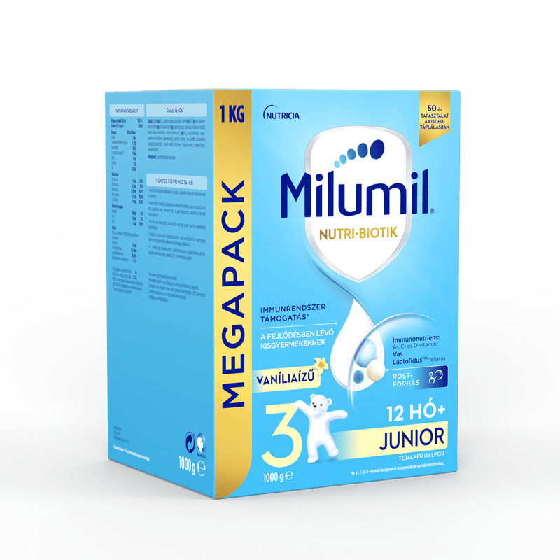 Milumil 3 Vanilla flavored Junior drink 12Mon