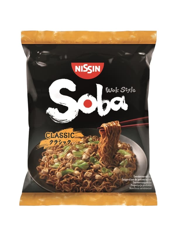 Nissin Soba Classic flavoured wheat flour fried pasta
