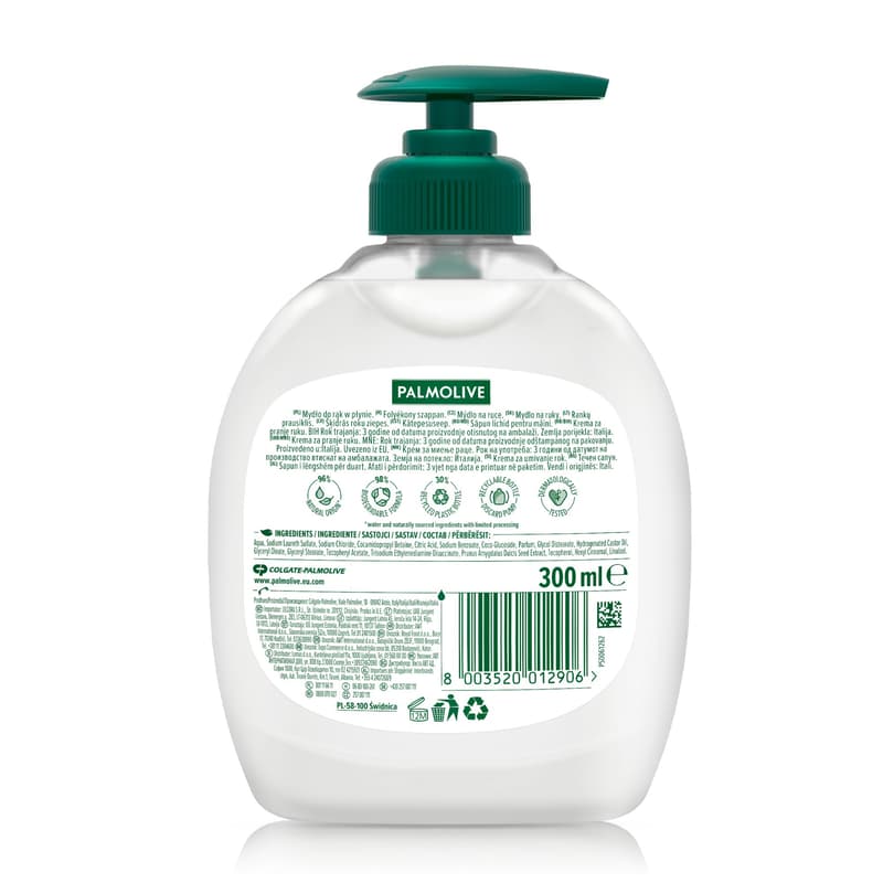 Palmolive liquid soap with almond milk