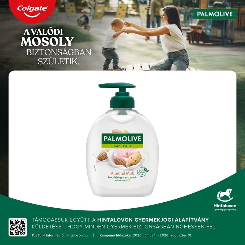 Palmolive liquid soap with almond milk