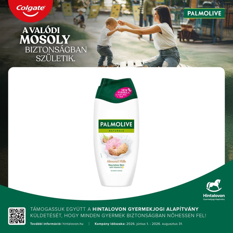 Palmolive almond-milk shower gel
