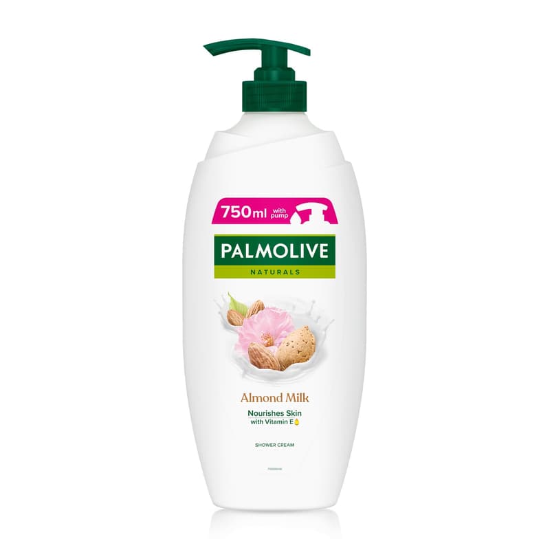 Palmolive Naturals Almond & Milk tusfürdő pumpás