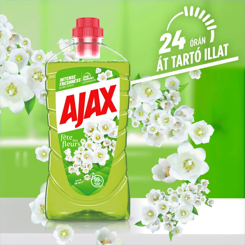AJAX Floral Fiesta multi-purpose liquid cleaner Lily of the valley
