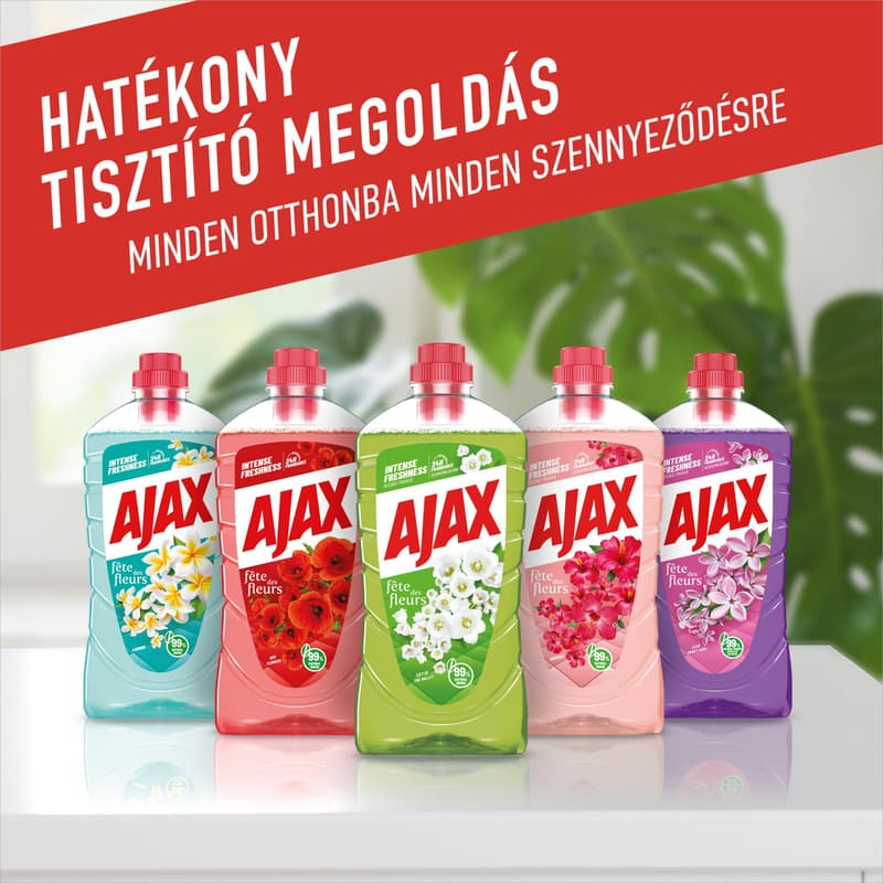 AJAX Floral Fiesta multi-purpose liquid cleaner Lily of the valley