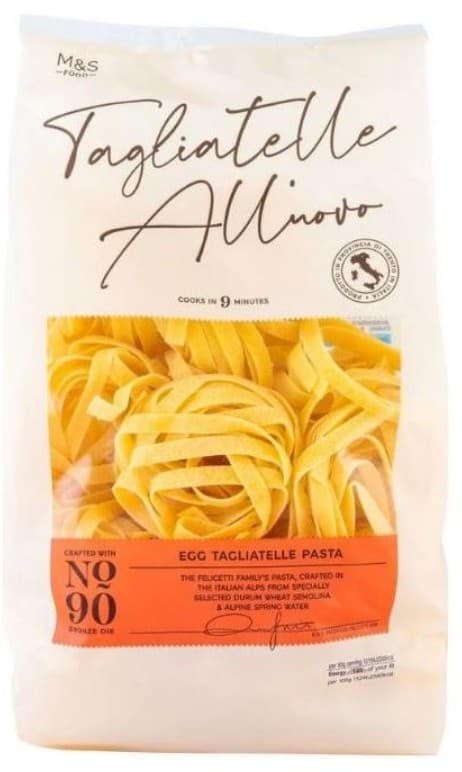 Marks & Spencer Tagliatelle olasz tojásos tészta