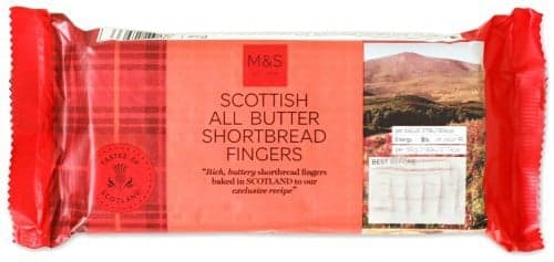Marks & Spencer Skót vajas teasütemények - rudacskák