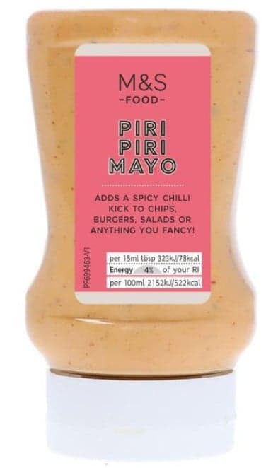Marks & Spencer Mayonnaise with roasted red chili peppers