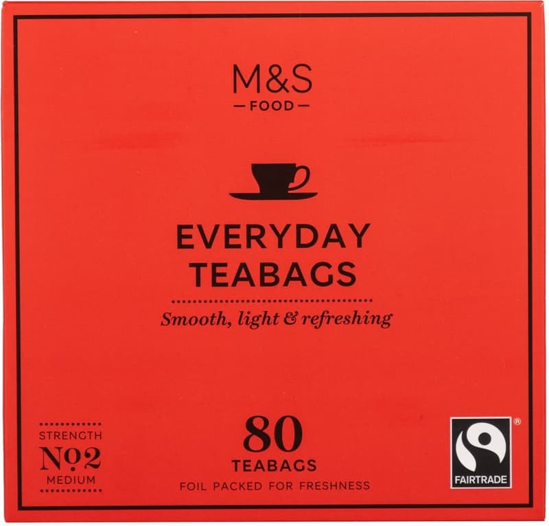 Marks & Spencer 80 pieces of everyday filter tea