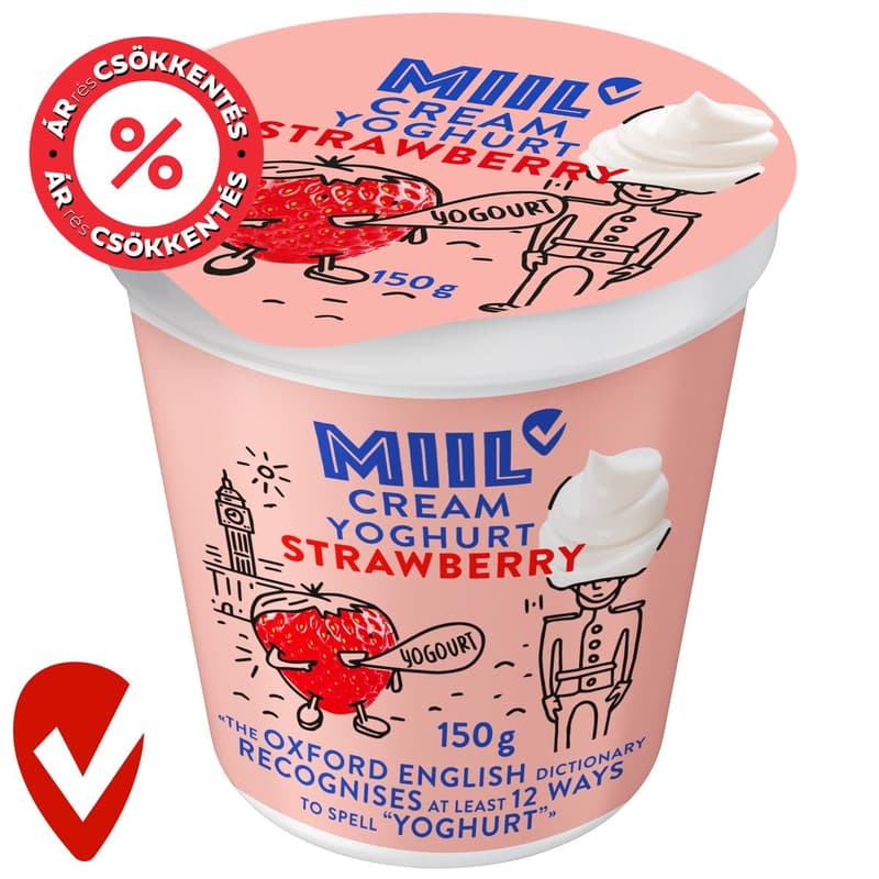 Miil Strawberry Yoghurt 10%