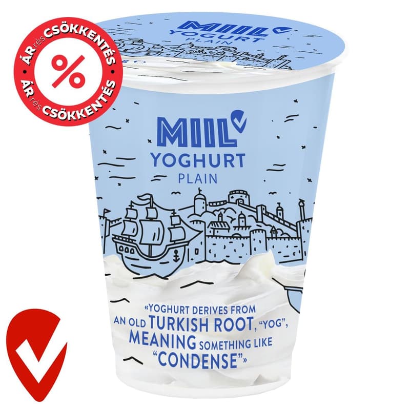 Miil Unflavoured Yoghurt 3,7%