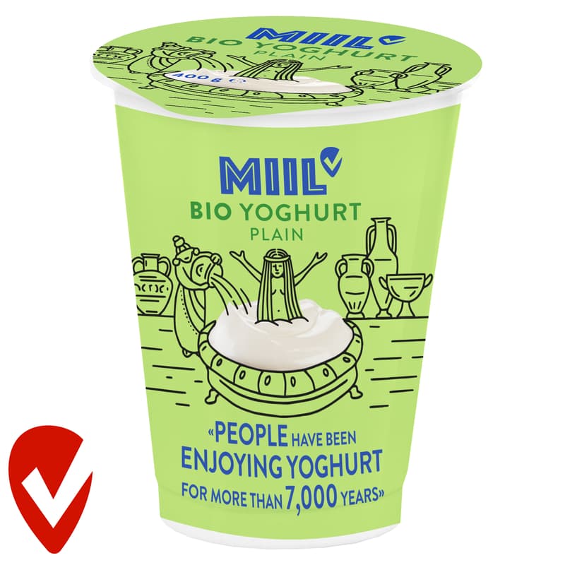 Miil BIO Natúr joghurt 3,8%