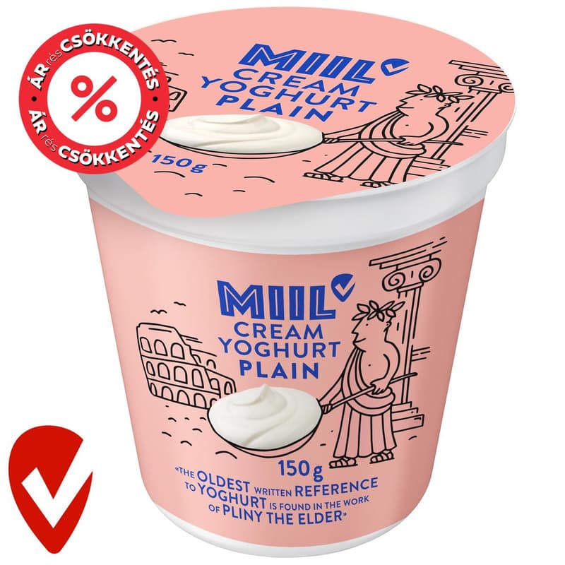 Miil Natúr krémjoghurt 10%