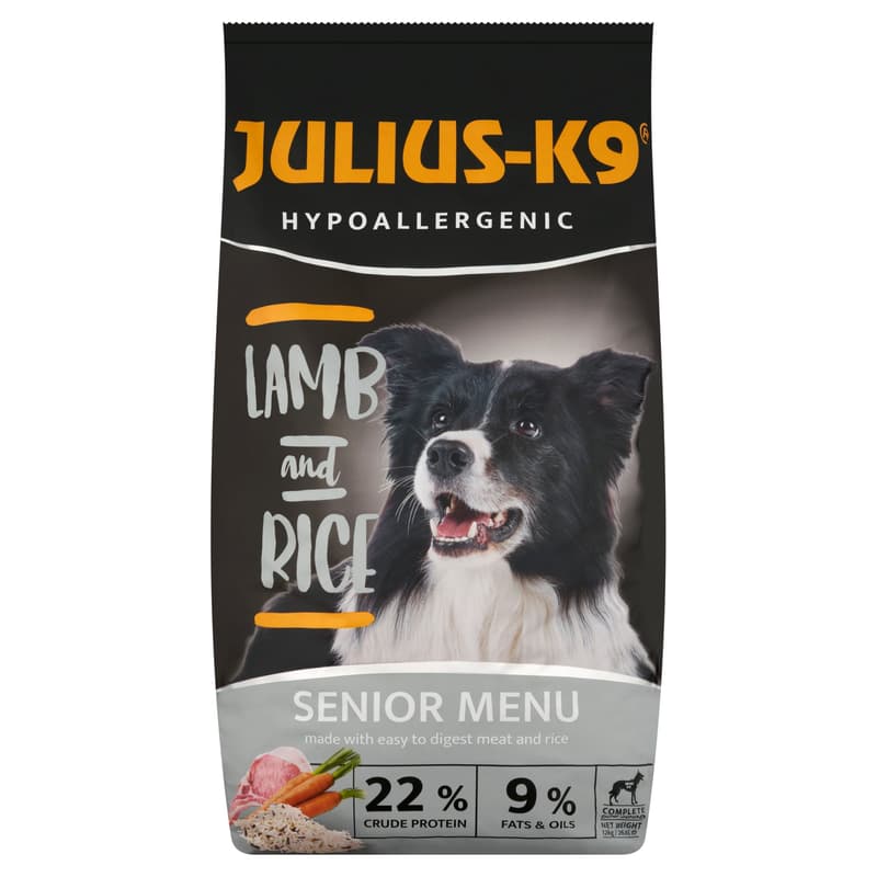 JULIUS K-9 HighPremium SENIOR/LIGHT Hypoallergenic LAMB&Rice