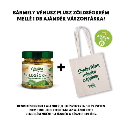 Vénusz Plusz zöldségkrém grillezett cukkinivel és curryvel