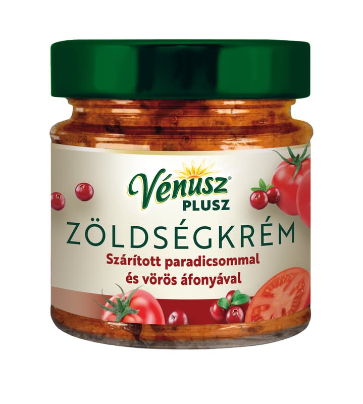 Vénusz Plusz zöldségkrém napszárított paradicsommal és áfonyával