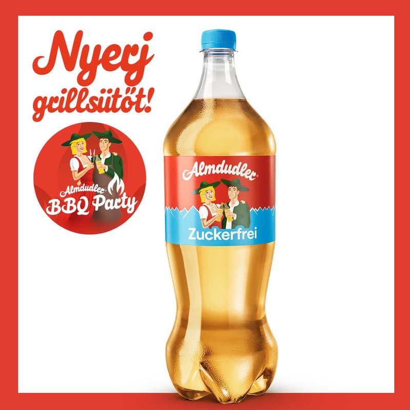 Almdudler cukormentes szénsavas üdítőital