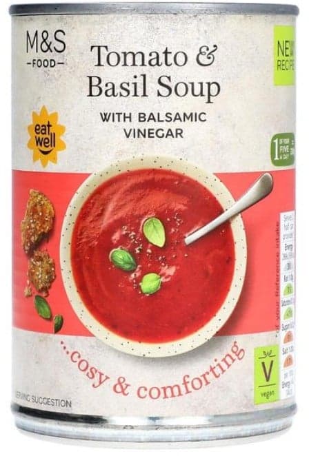 Marks & Spencer Tomato & Basil Soup