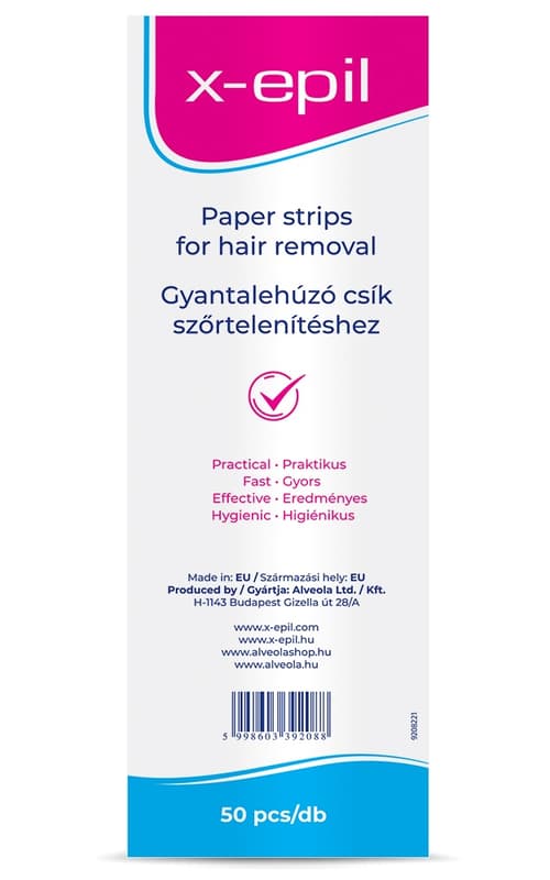 X-EPIL Paper strips for hair removal