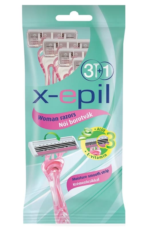 X-Epil Disposable women's razor with 3 blades