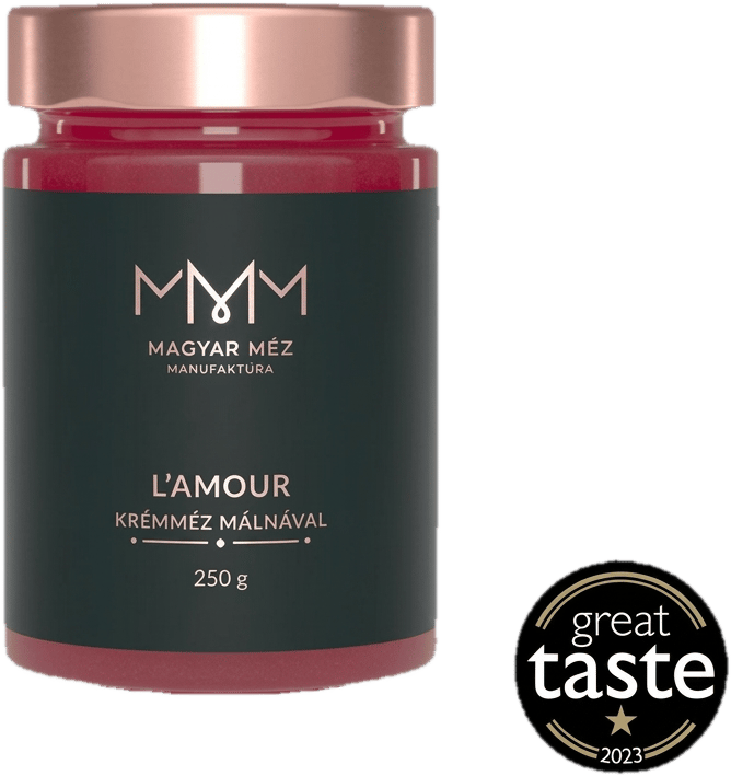 Magyar Mez Manufaktúra L'Amour cream honey with raspberry