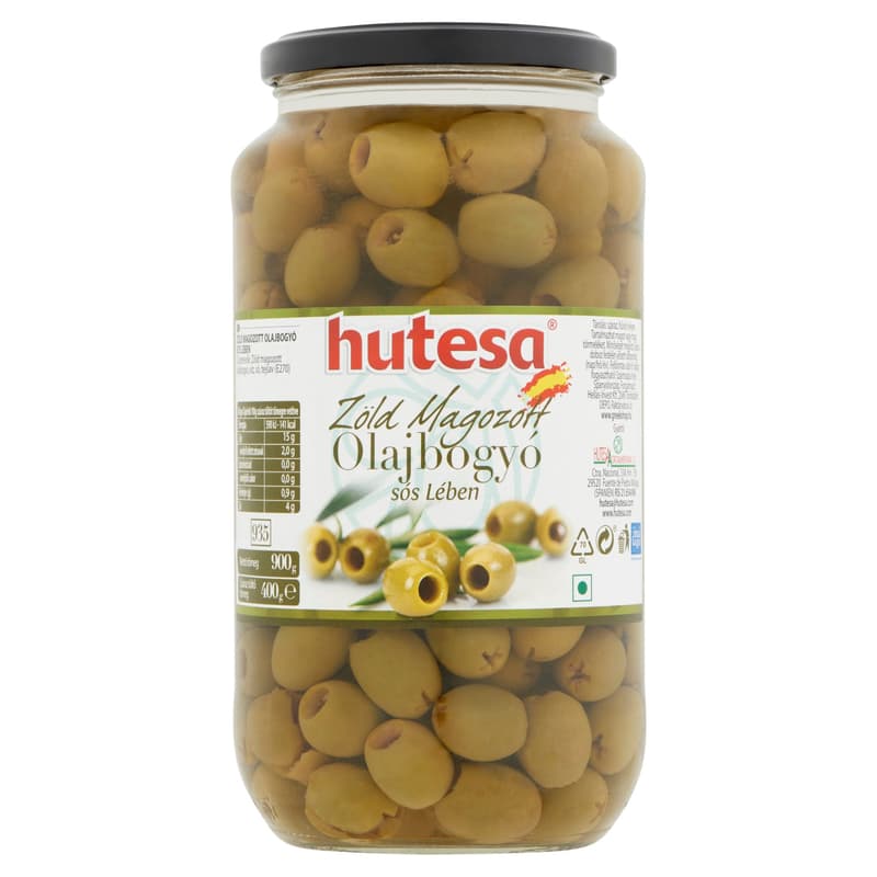 Hutesa Green pitted olives
