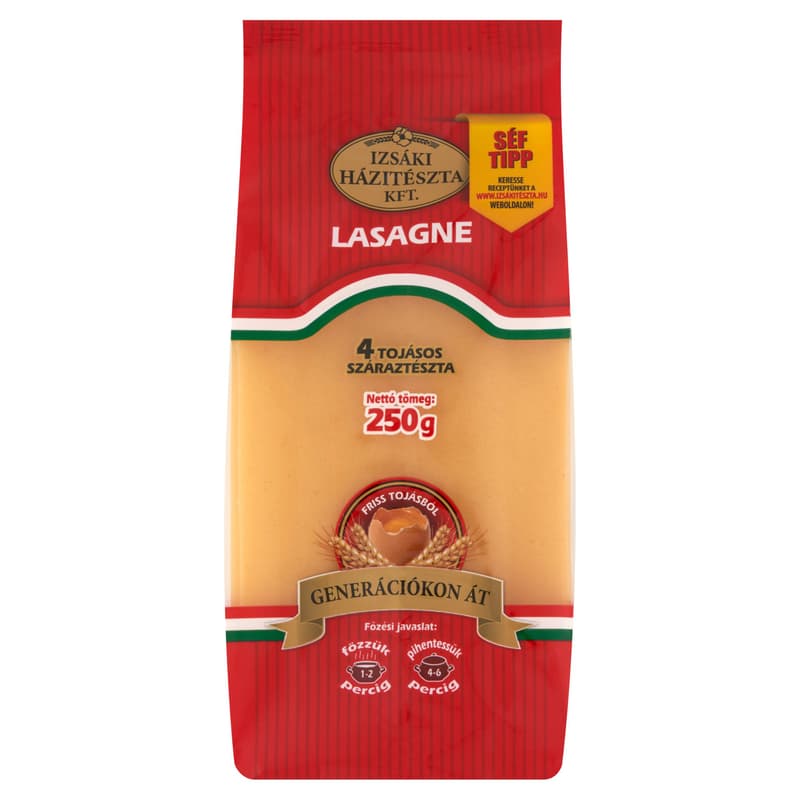 Izsáki 4 tojásos Lasagne