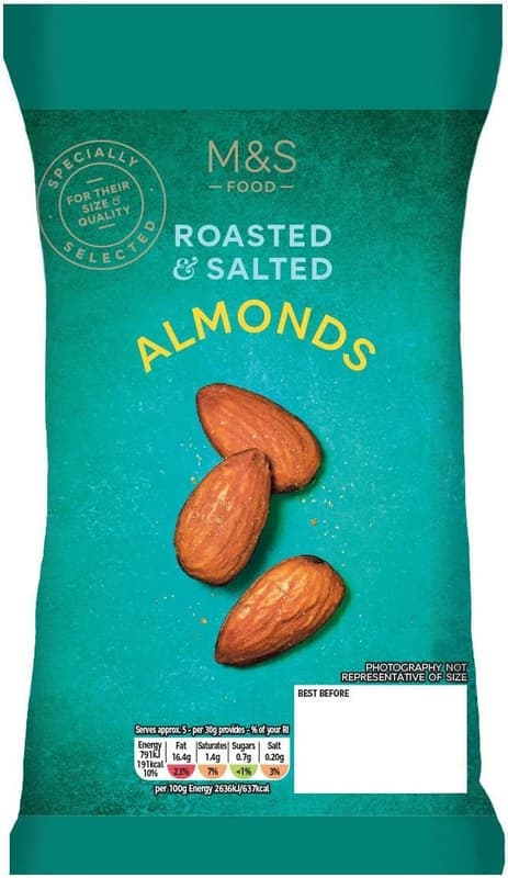 Marks & Spencer Roasted, salted almonds