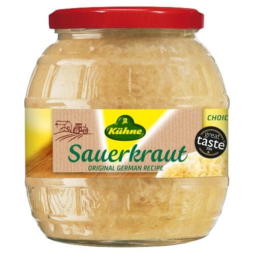 Kühne traditional German cabbage in a barrel