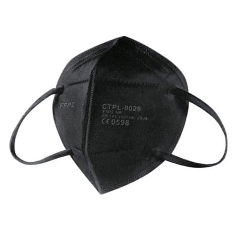 Face mask FFP2 black