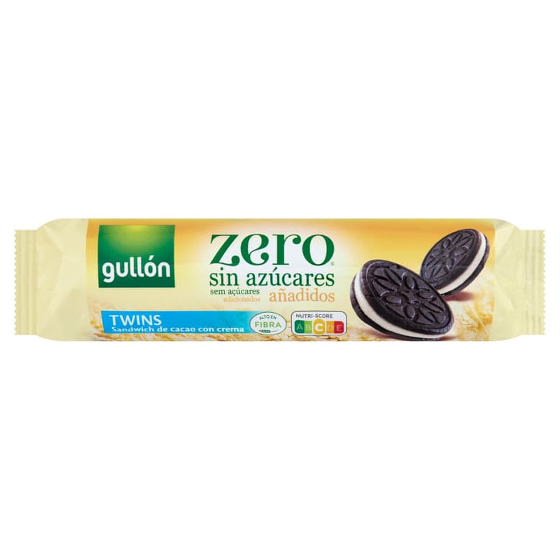  Gullon Cocoa biscuits with cream filling without added sugar