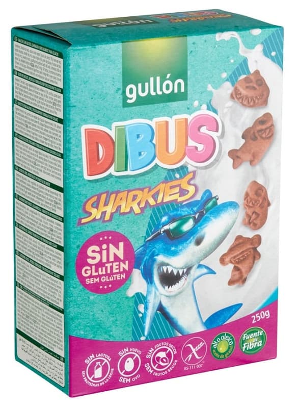 Gullon Dibus gluténmentes reggeliző keksz