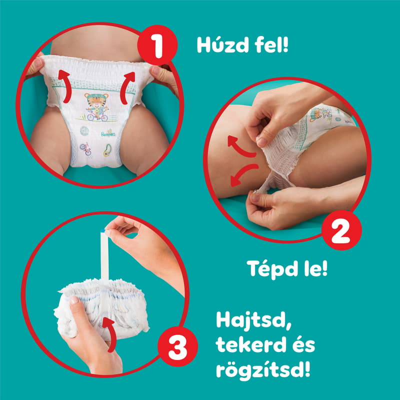 Pampers Active Baby Pants Bugyipelenka, Havi Pelenkacsomag, Méret: 5 (11-17 kg) 152 db