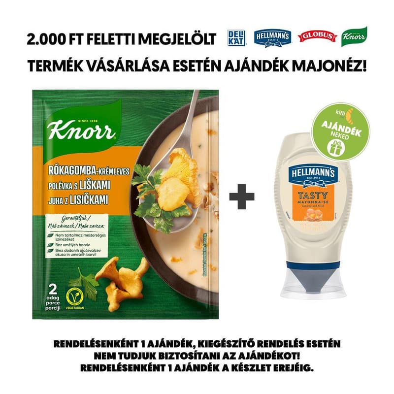 Knorr Rókagomba - krémleves