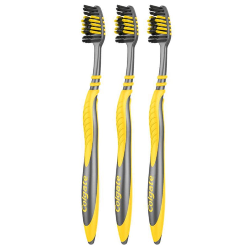Colgate ZigZag Charcoal medium toothbrush